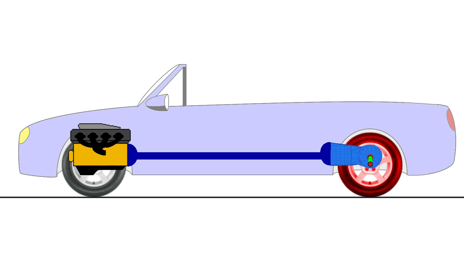 Układ napędowy transaxle