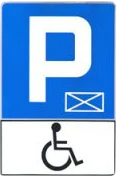 Miejsce parkingowe osoby niepełnosprawnej