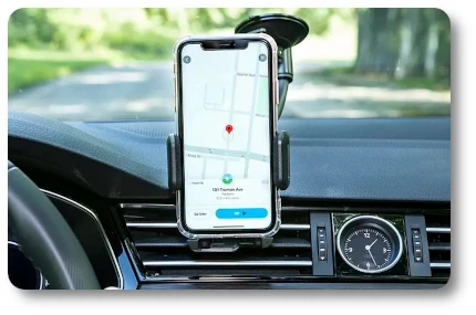 samochodowe uchwyty na telefon mocowany przyssawką do szyby