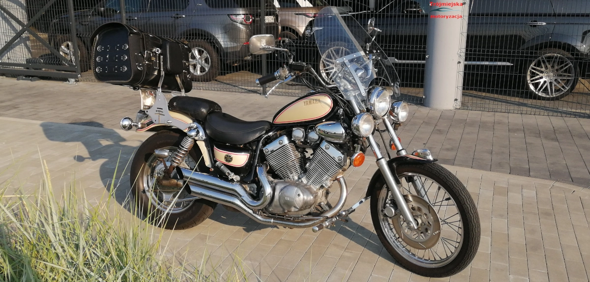 Yamaha Virago XV535 z kufrem,oparciem i szybą - gotowa do sezonu