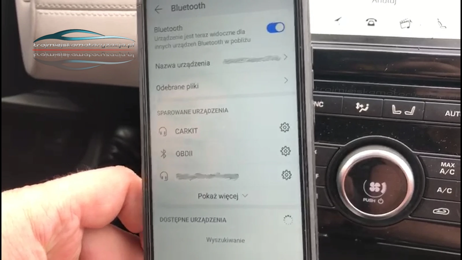 problemy z działaniem, połączeniem telefonu z samochodem poprzez Bluetooth